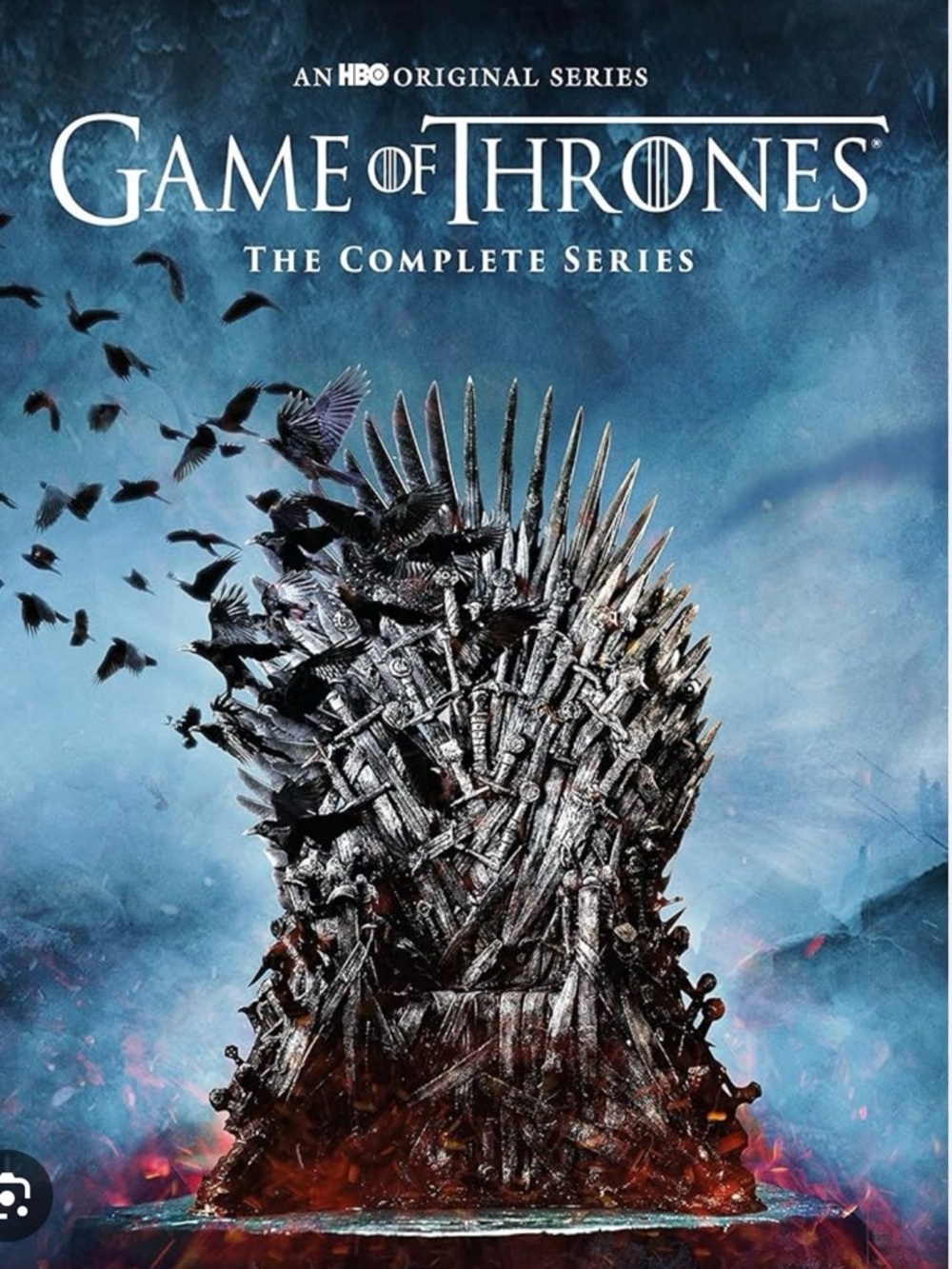 Game of Thrones The Complete Series - Iron Throne Cover (Blue, Black)